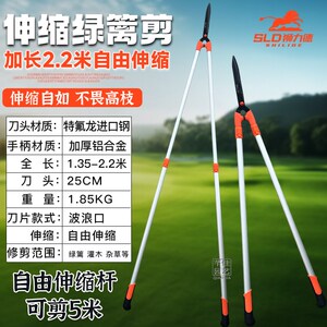 进口佐一木绿篱剪园艺剪刀花枝草坪篱笆大剪刀园林粗枝树枝两用剪