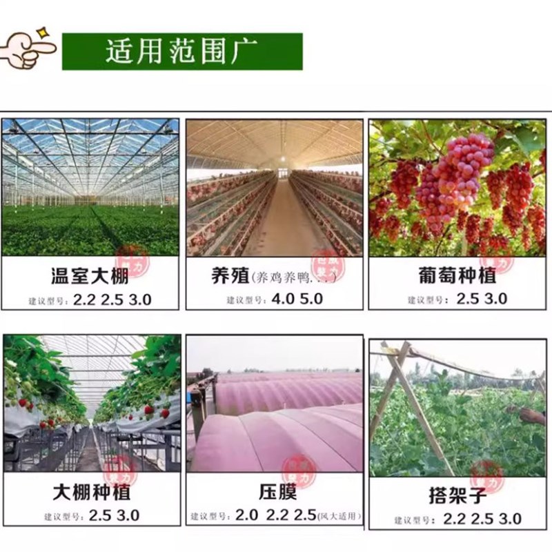 塑钢线大棚配件压膜线高强度养殖丝拉线葡萄架百香果网床托幕线