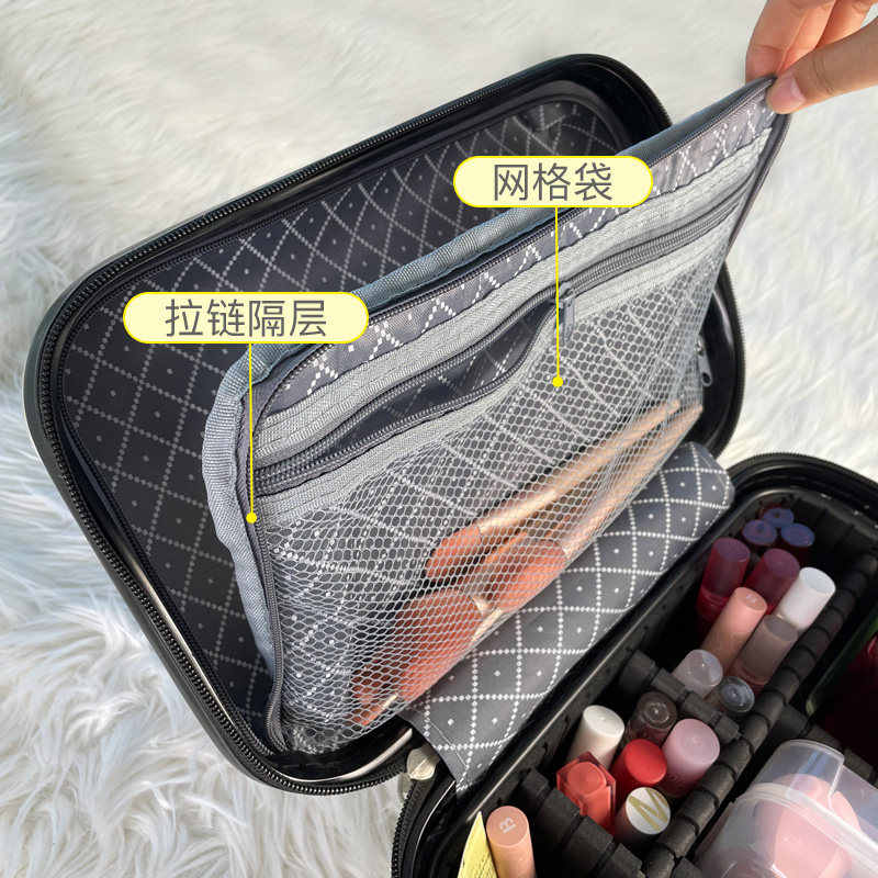 16寸手提化妆箱女旅行收纳箱小型便携行李箱密码小箱子迷你皮箱