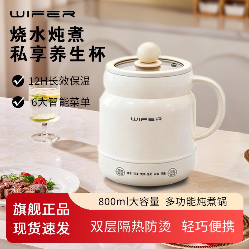 英国家用电炖杯煮饭煲汤小型电热杯电煮锅煮奶锅迷你多功能烧水杯