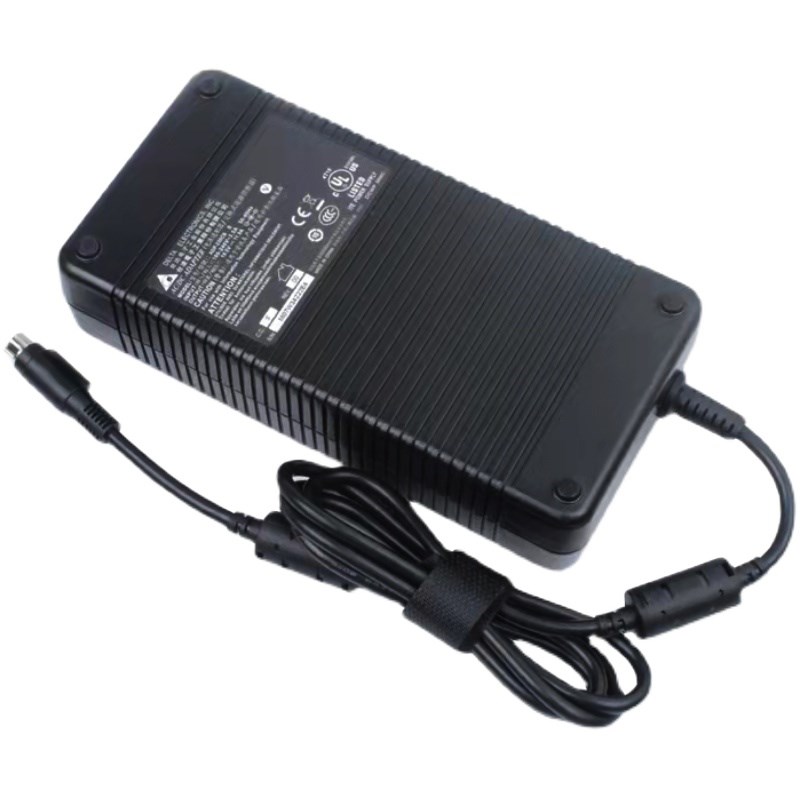 神舟微星蓝天330W笔记本19.5V16.9A电源适配器ADP-330四孔充电线