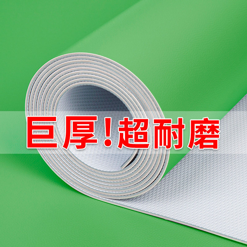 绿色PVC塑胶地板革商用加厚耐磨水泥地面直接铺厂房车间专用地垫