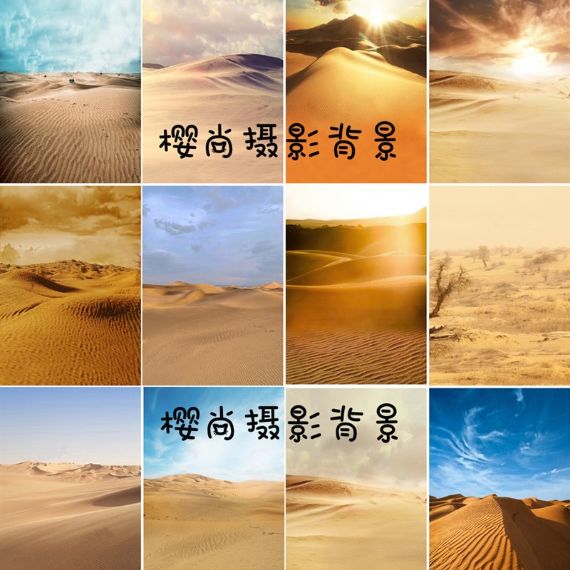 影楼拍照古装背景纸沙漠荒漠敦煌古风侠女飞天写真摄影主题背景布