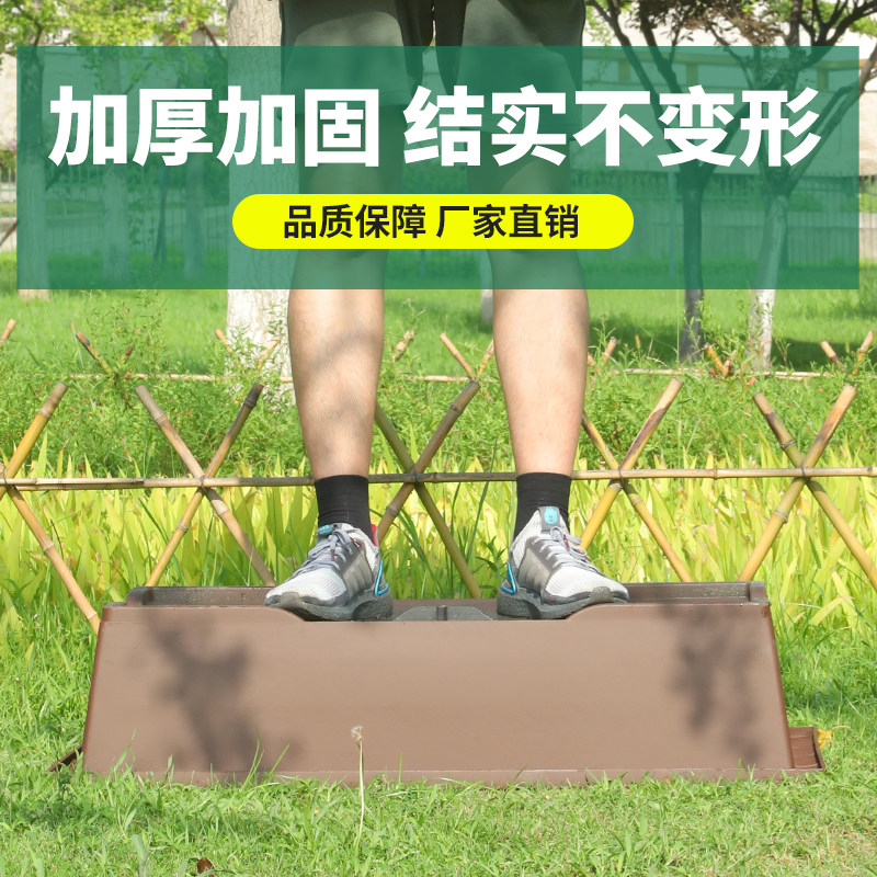 长方形花盆特大假山吸水石专用荷花睡莲养鱼盆仿紫砂加厚塑料包邮