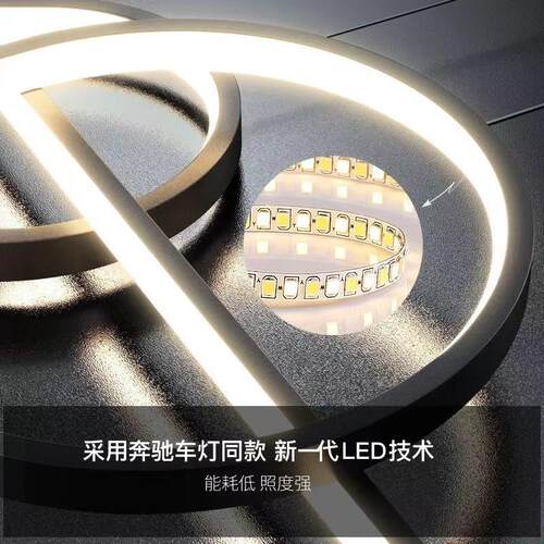 现代简约饭厅餐桌吧台北欧极简长条创意设计感餐厅灯吊灯轻奢灯具