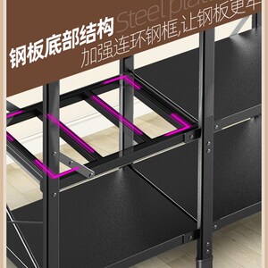 免安装衣柜家用卧室折叠简易布衣柜结实耐用经济型钢架收纳柜衣橱