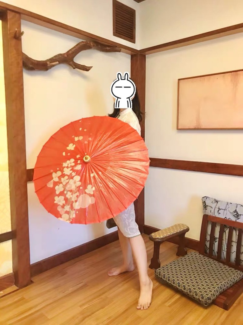 桃花雨伞 古典伞 防雨桐油伞 舞蹈道具伞 中国风非遗油纸伞
