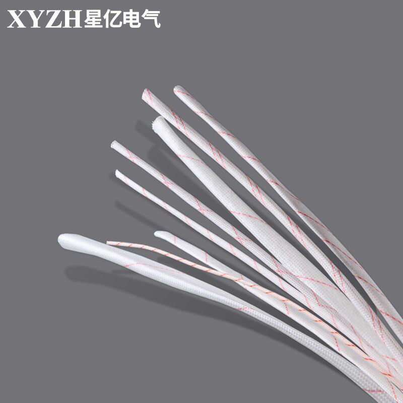 黄腊管绝缘套管玻璃纤维管耐高温阻燃管黄焟管4/6/8/10/20mm整卷