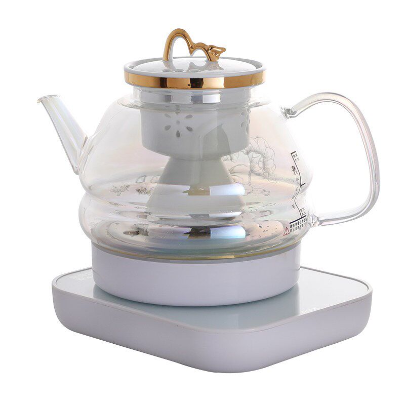 蒸茶壶养生壶耐高温玻璃煮茶壶过滤玻璃茶具蒸汽煮茶器烧水壶套装