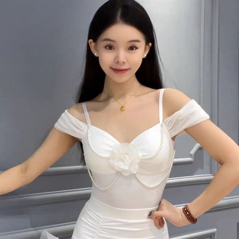 BLX孔雀灵网纱鱼骨拉丁舞服分体套装专业比赛表演国标舞花服成人