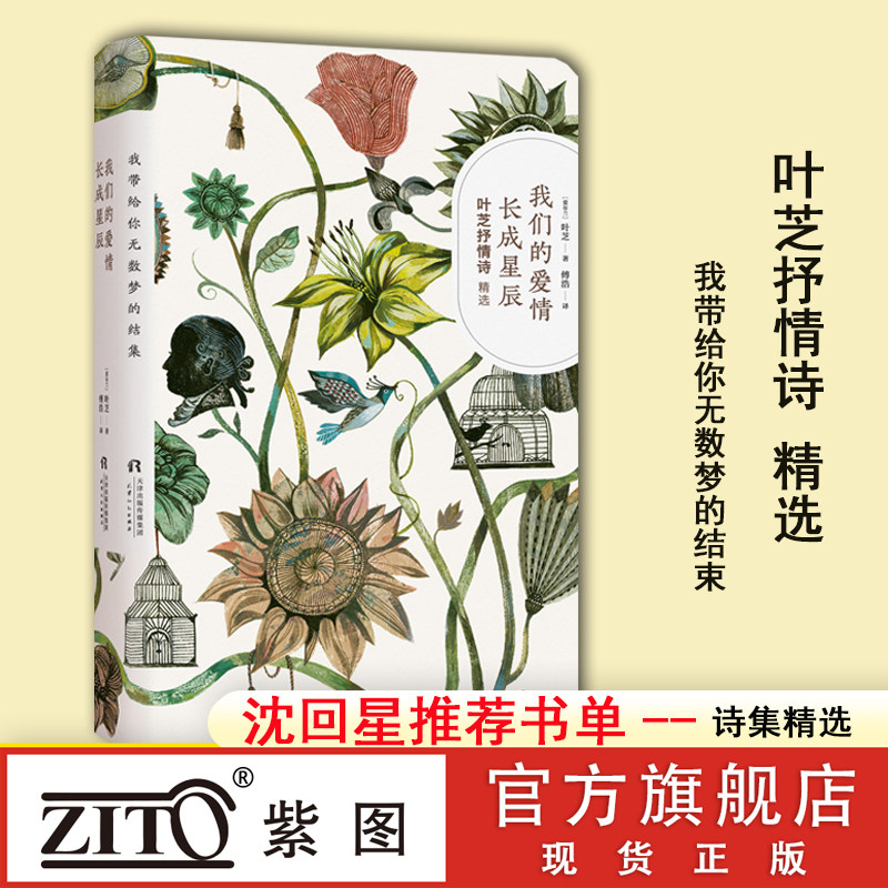 紫图诗集精选：我们的爱情长成星辰 叶芝著 沈回星推荐书单天津人民出版社 正版书籍