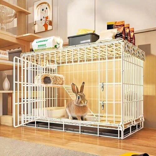 兔子笼子家用室内大号养兔子专用别墅自动清粪荷兰猪豚鼠笼兔笼