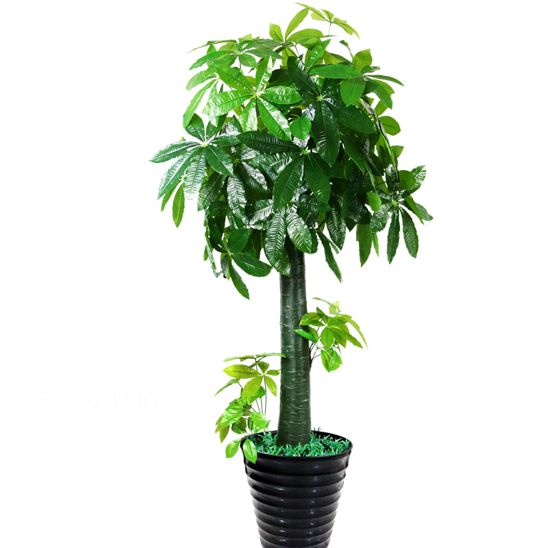 仿真绿植假树发财树客厅假植物假花盆栽摆设室内装饰落地田园花艺