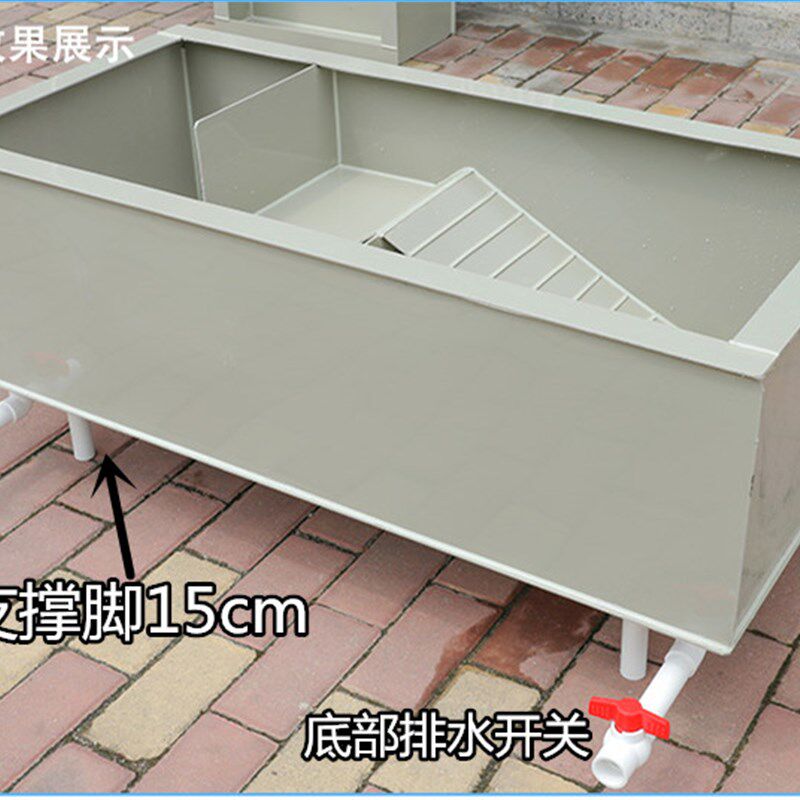 特惠阳台养种龟水池有沙池繁殖箱环保塑料大型爬宠缸巴西草龟包邮