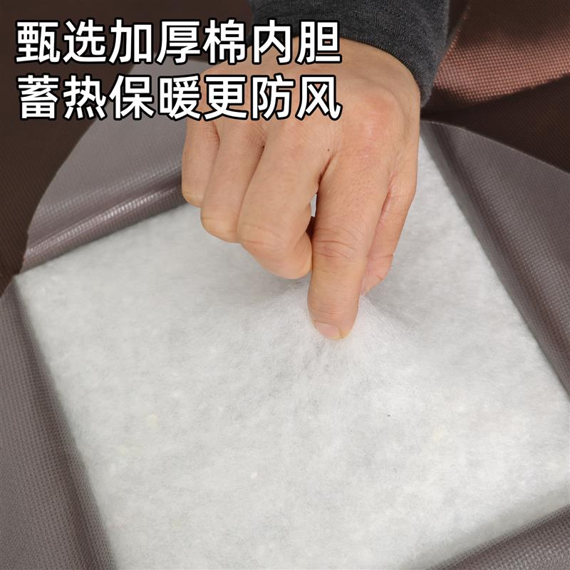 2025新款高档磁吸棉门帘防冷气挡风加厚帆布隔断帘子防风保暖家用