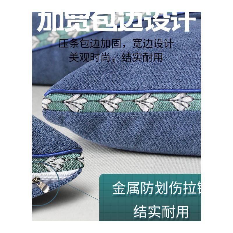 纯荞麦壳枕头单人宿舍硬枕芯带枕套护颈椎荞麦皮单个装有助男女