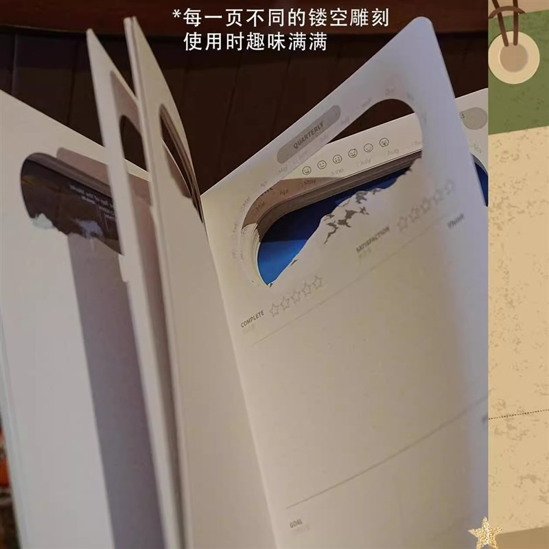 2025年珠穆朗玛峰日历立体纸雕笔记本手撕台历便签创意礼物品定制