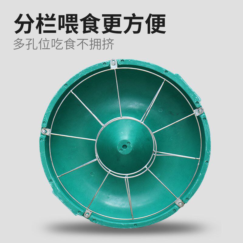 复合小猪料槽猪食槽仔猪补料槽圆盘料槽保育猪自由采食槽养殖猪场