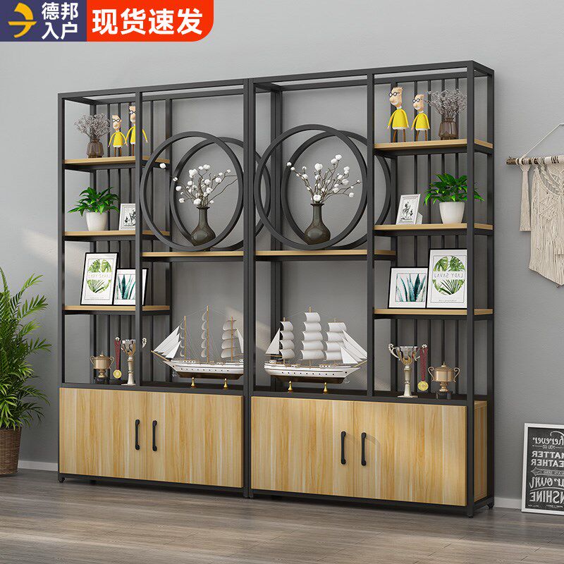 展示柜产品陈列柜化妆品货架展柜美容院商品货柜办公室隔断置物柜