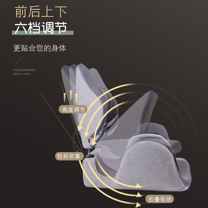 腰臀部一体按摩器仪电动产后骨盆前倾矫正收胯办公室家用靠椅坐垫