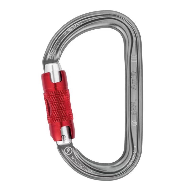 D型攀索PETZL AmD M34AB PL攀岩登山救援自动锁半久锁定主锁现货