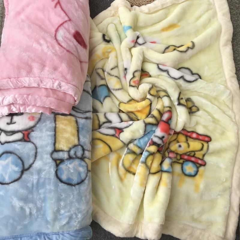 婴儿毛毯冬季双层加厚盖毯儿童宝宝毯子幼儿园学生宿舍午睡被子绒