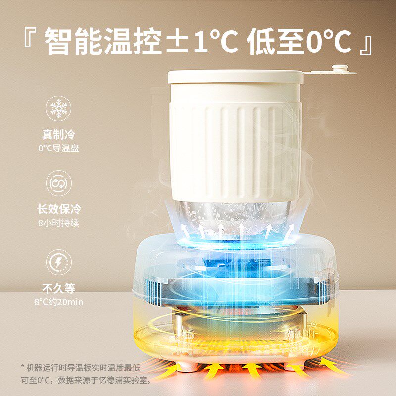 快速制冷杯垫冰镇饮料办公室宿舍小制冰机夏天生日礼物女生男朋友