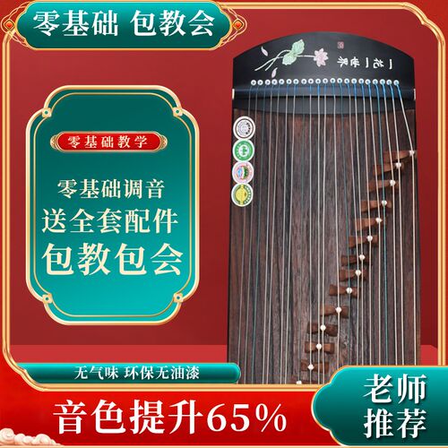 古筝小挖筝便携式初学考级专业演奏十级古筝琴21弦半筝儿童小古