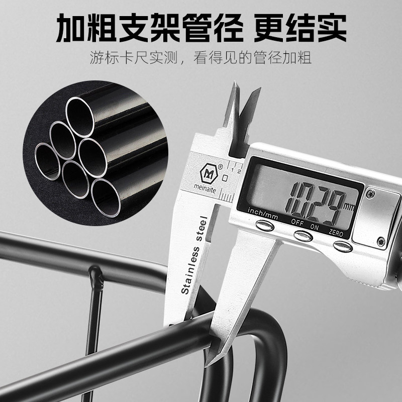 西骑者自行车後货架快拆式登山车车筐後座架置物框车篮子载人尾架