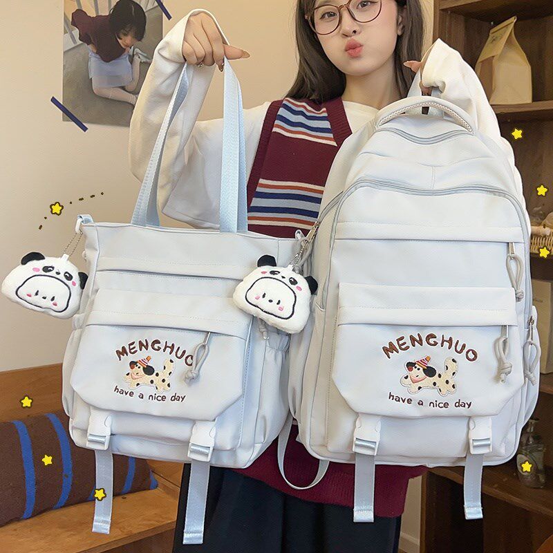 书包女小学生减负护脊初中生高中学生补课包背包女双肩包2025年款