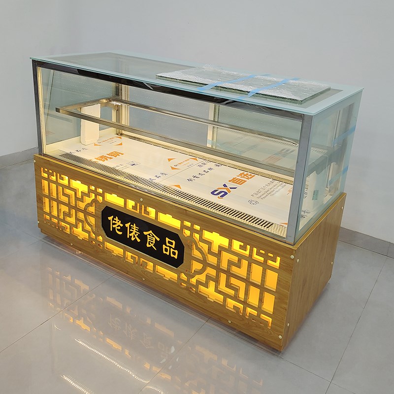 糕点柜西点冷柜定制面包展示柜玻璃蛋糕店烘焙弧形展柜商用冷藏柜