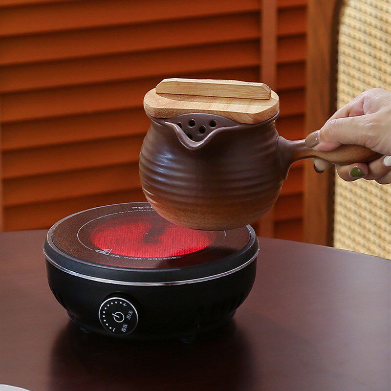 不挑壶具小型电陶炉煮茶器电磁炉迷你烧水可恒温围炉煮茶烤奶炉子
