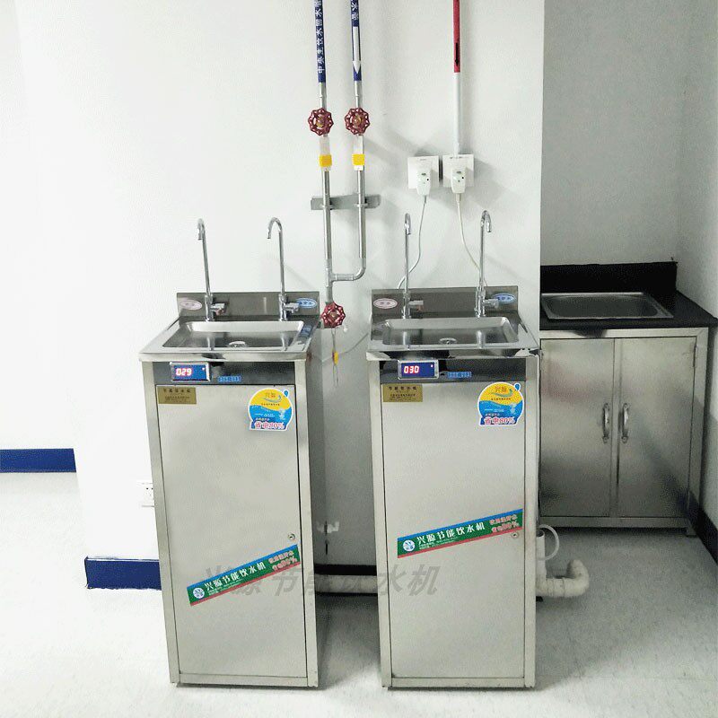 节能商用直饮水机立式学校不锈钢净水机 工厂车间用温冰热开水器