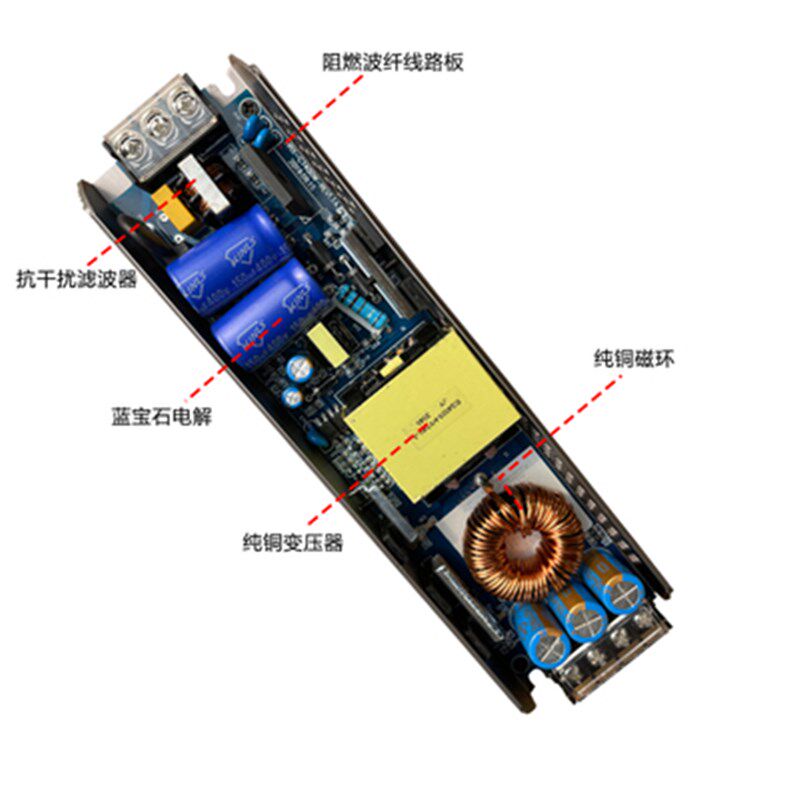 LED灯带12V24V室内长条低压开关电源灯箱火牛变压器