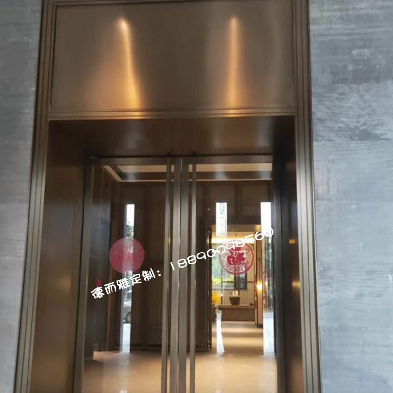 长沙专业定做不锈钢门套门框金属铝合金窗套包边烤漆哑口线收边条