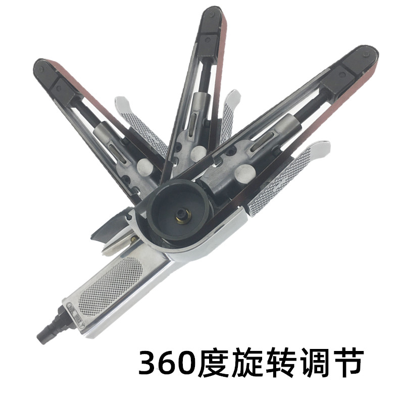 小型气动砂带机 330*10mm 520*20MM抛光机手持磨光机打磨沙带木工
