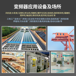台达变频器电机水泵调速三相380v单相220v电机1.5/2.2/7.5kw5千瓦