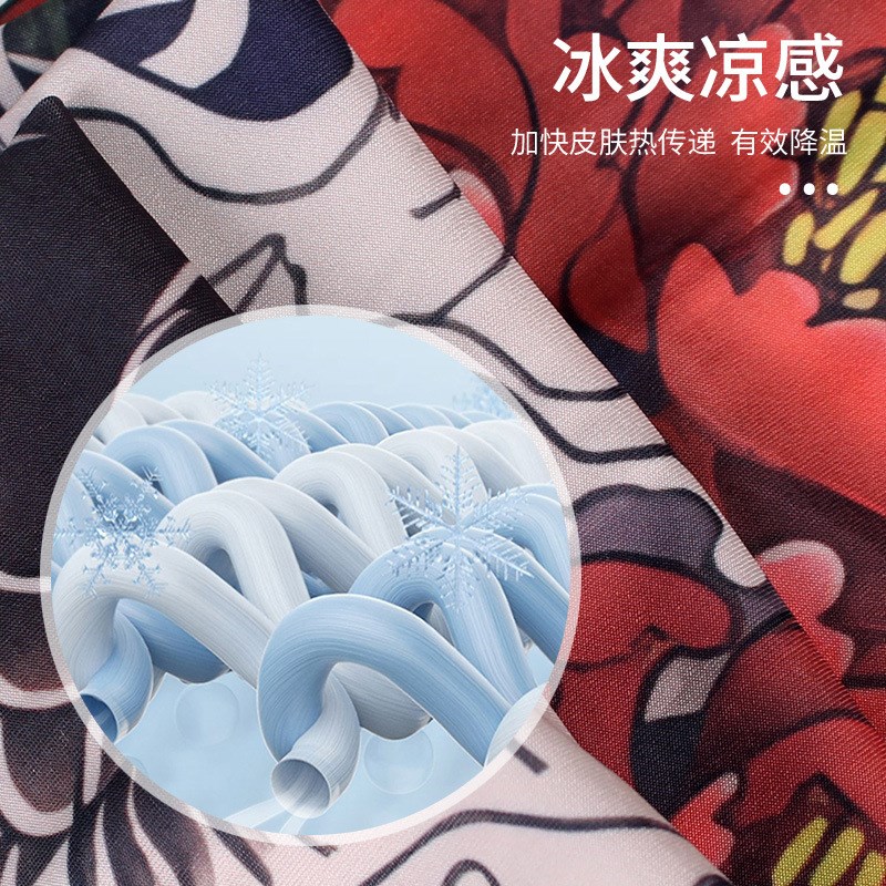 纹身袖套男士花臂防晒冰丝手臂套袖夏季户外骑行开车遮阳冰袖护臂
