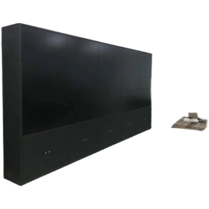 46寸49寸55寸65寸液晶拼接屏机柜落地式监控显示器电视多屏支架