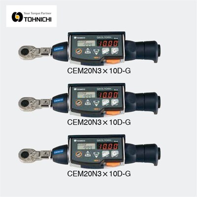 日本TOHNICHI东日扭力扳手CEM500N3X19D-G数显扳手CEM200N3X19D-G