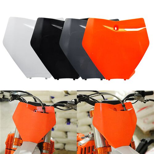 适用恒舰两冲Z300卒玛K8克维思 KTM SX EXC XC 号码牌前脸面板