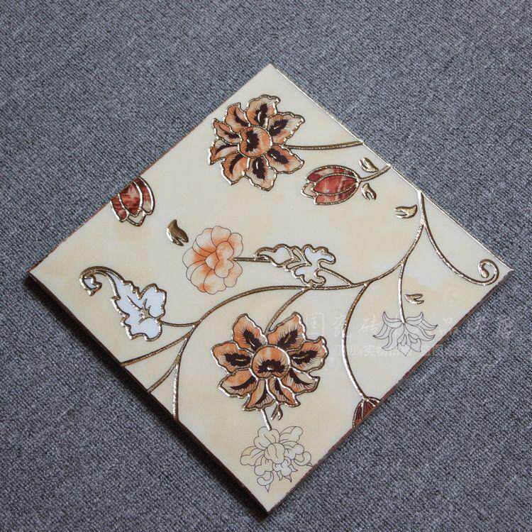 镀金 抛晶砖300卫生间瓷砖 厕所墙砖地砖抛金砖300 厨房洗手间