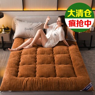 加厚羊羔绒床垫床褥1.5m床1.8米榻榻米单人双人床褥子垫被2x2.2米