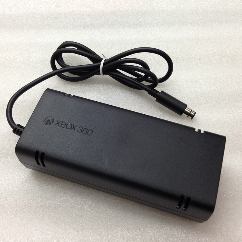 包邮原装全新XBOX360 e版电源适配器 火牛 SLIM薄机电源线220V