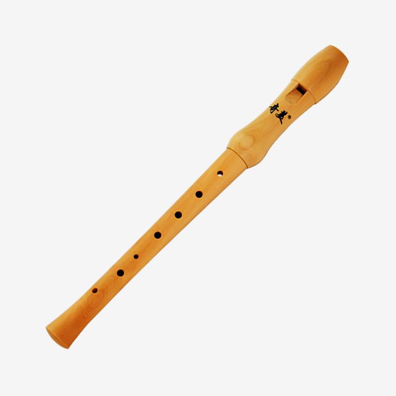 奇美高音英式八孔竖笛8孔德式全木质27G 26B中小学生中音竖笛乐器