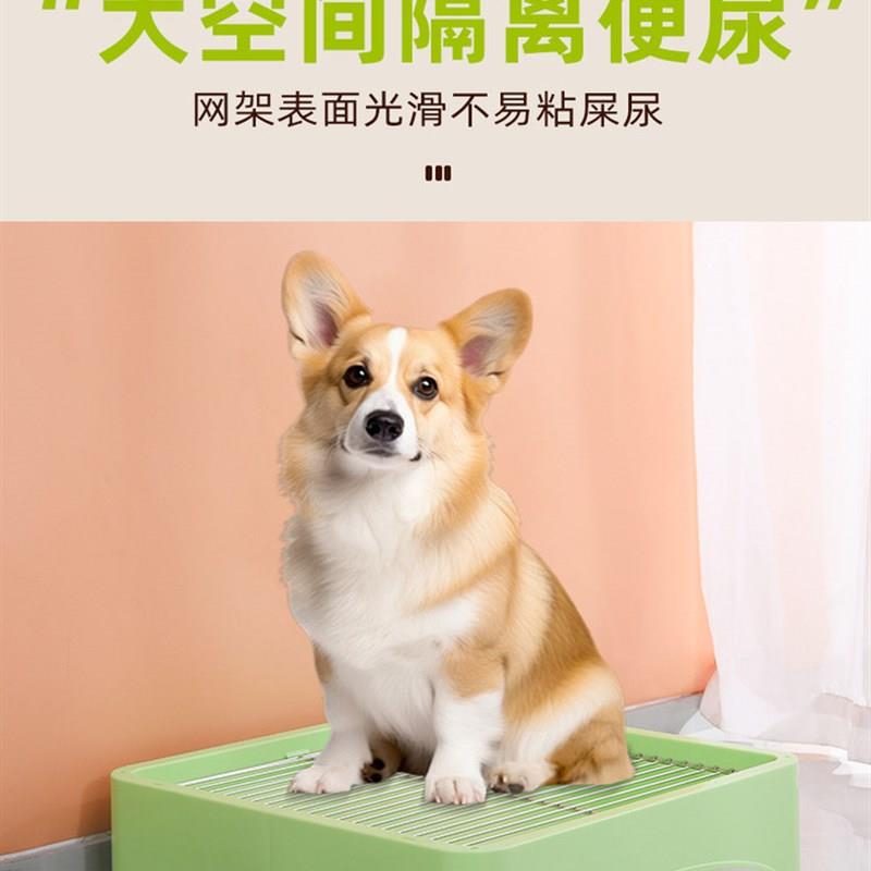冲水狗厕所直排下水道专用防踩便池宠物厕所猫厕所供中小型狗使用