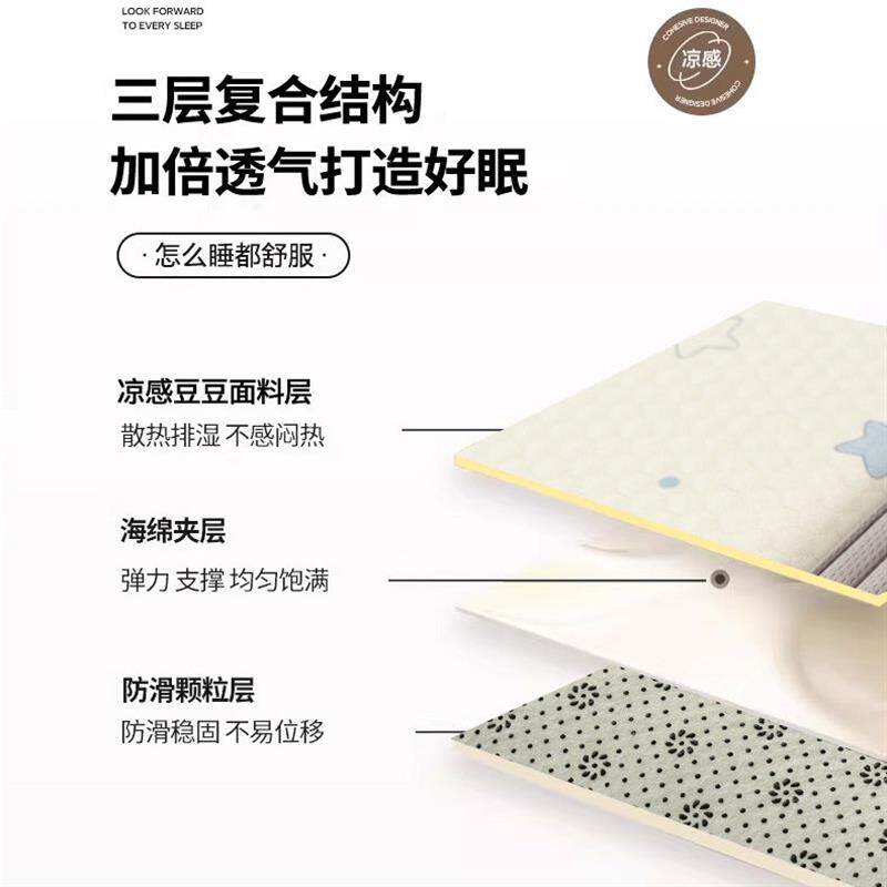 2026新款可折叠地毯加厚客厅卧室夏打地铺睡垫宝宝爬爬垫床边地垫