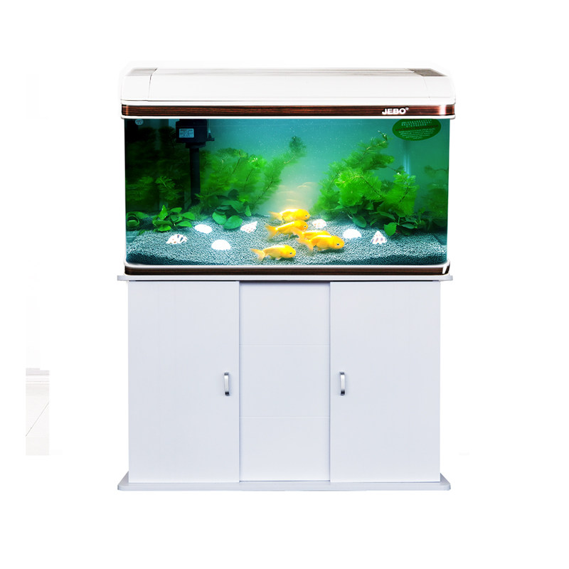 佳宝中型免换水族箱中小80CM长方形客厅超白玻璃生态1米大鱼缸1.2
