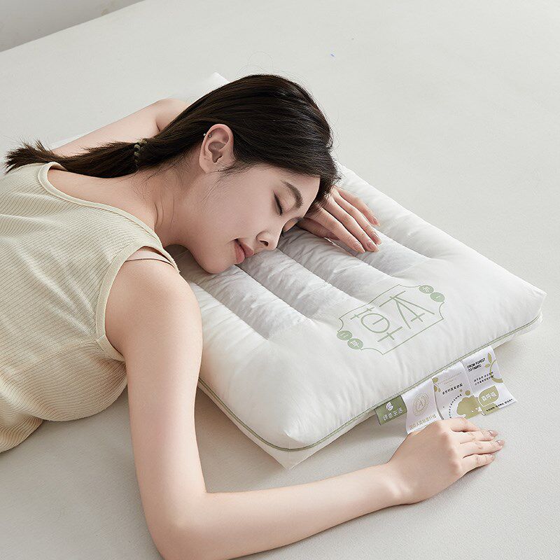 低枕头护颈椎助睡眠专用荞麦枕芯超薄矮整头硬枕不塌陷儿童护颈枕