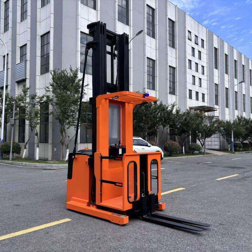 普尔夫电动位拣选车1吨1.5T9m空作业平台取料机拣货叉车非标